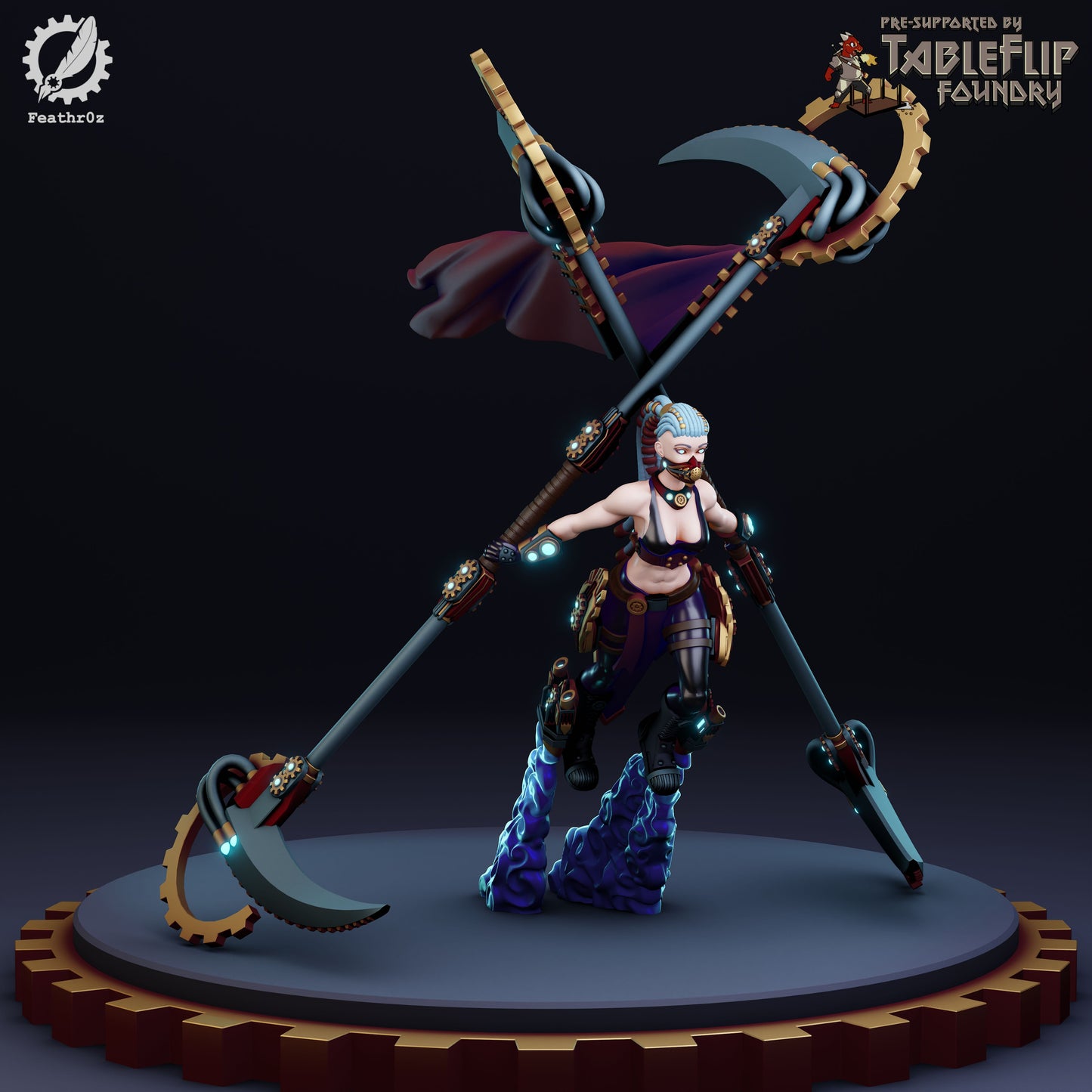 Feathr0z - Vanguard - Polearm Command - DnD/TTRPG Figure/Miniature