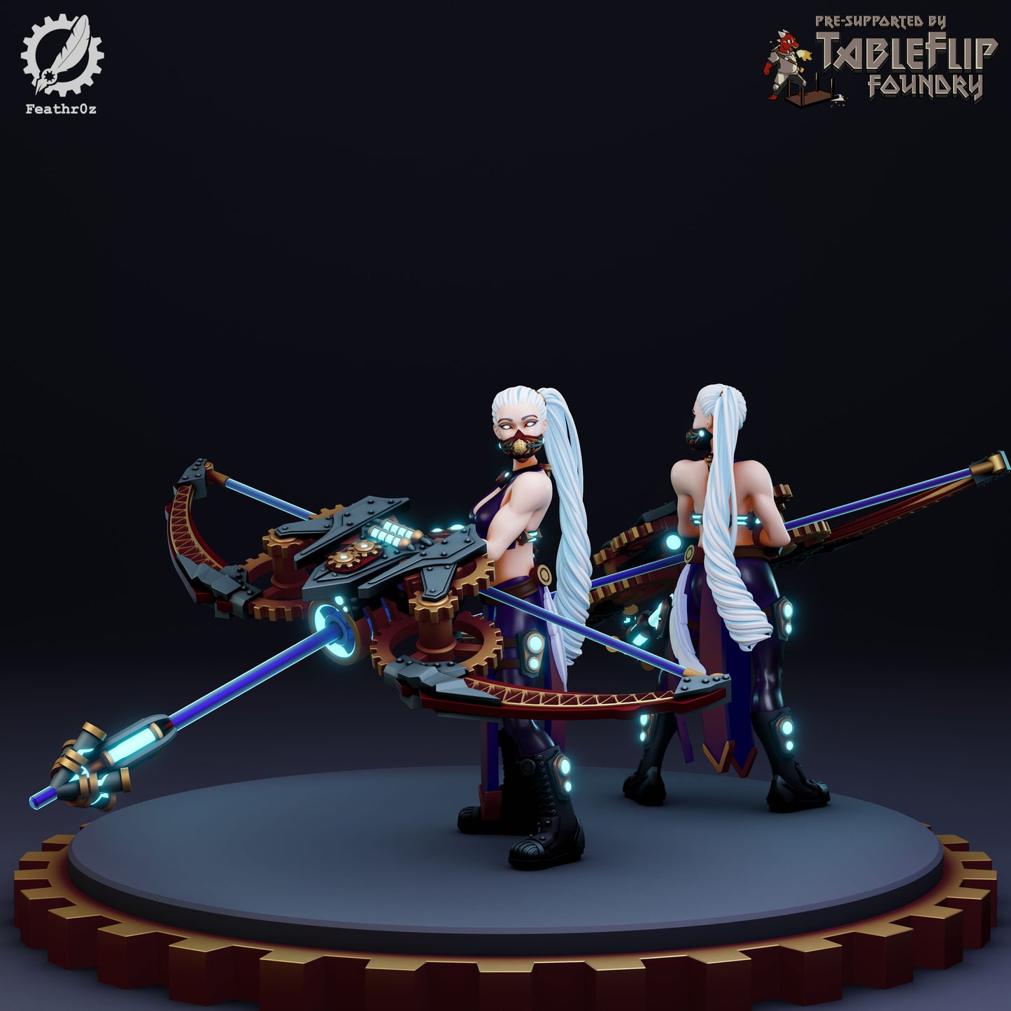 Feathr0z - Vanguard - Bow - DnD/TTRPG Figure/Miniature