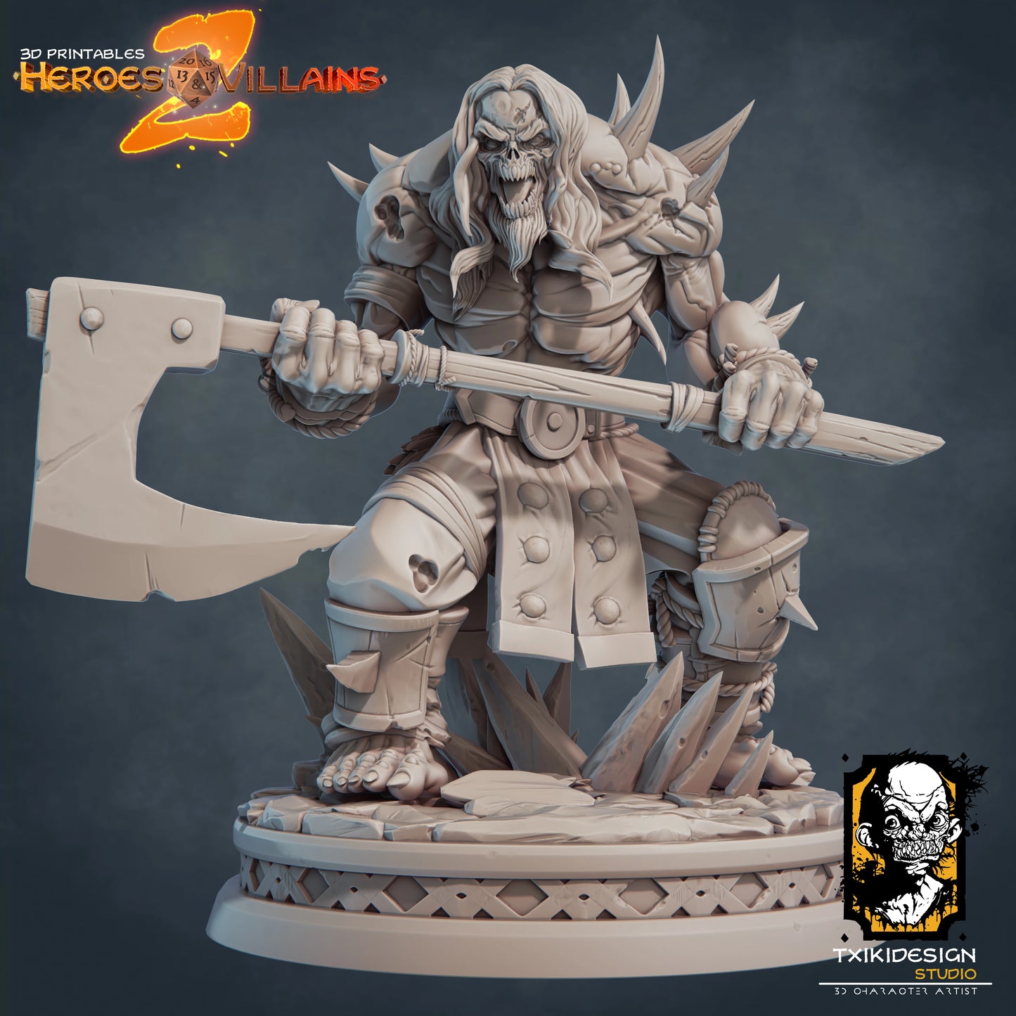 Javier Tejedor - Undead Soldier #3 - DnD/TTRPG Figure/Miniature