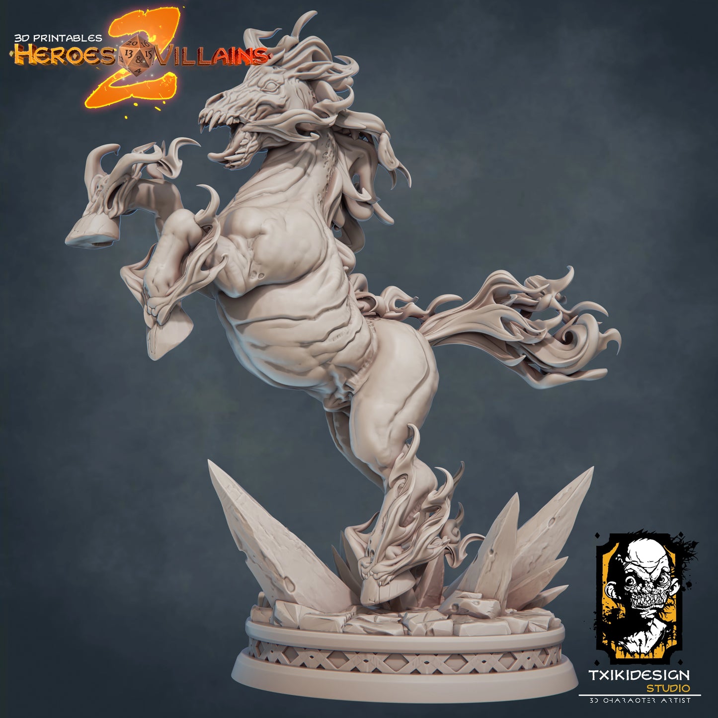 Javier Tejedor - Nightmare - DnD/TTRPG Figure/Miniature