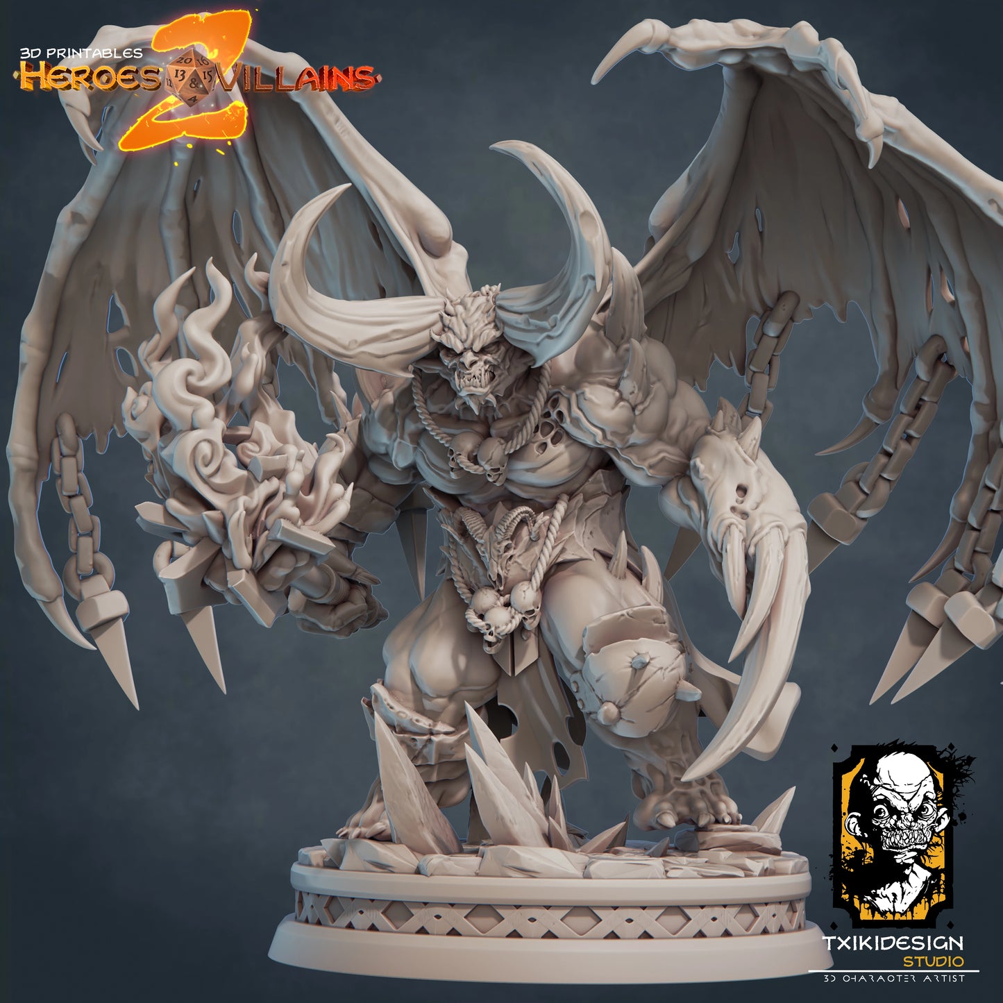 Javier Tejedor - Horned Devil #1 - DnD/TTRPG Figure/Miniature