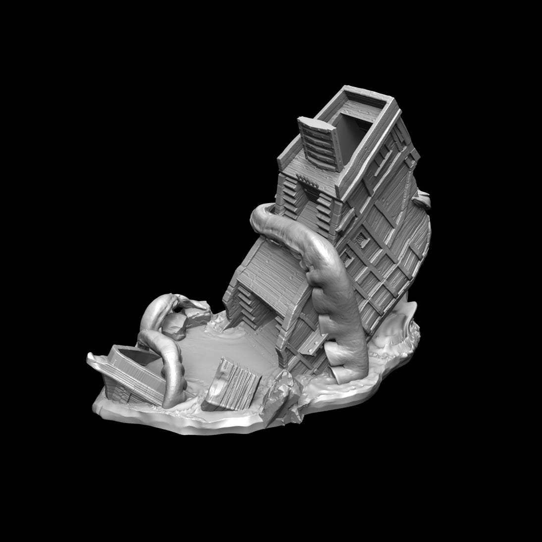 Possibly Cool Dice Tower - Kraken - DnD/TTRPG/Roleplaying/Wargames