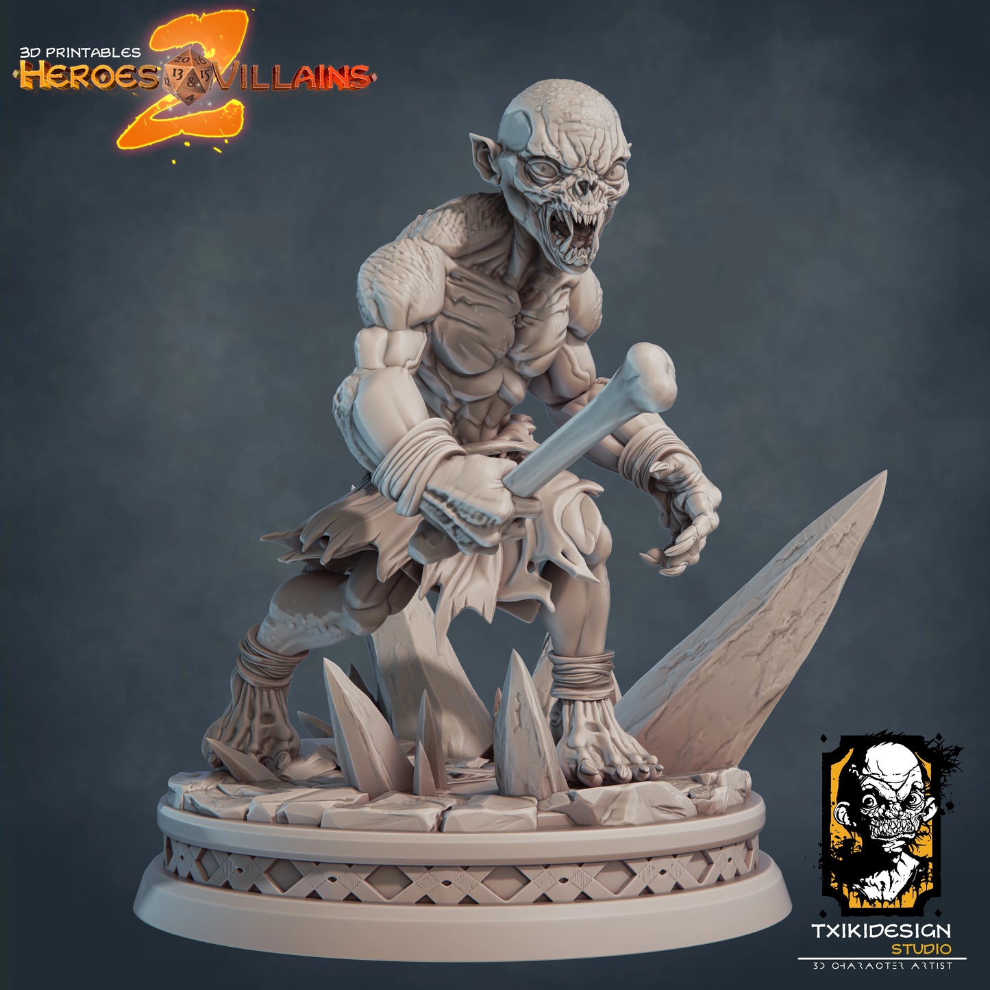 Javier Tejedor - Ghoul #1 - DnD/TTRPG Figure/Miniature