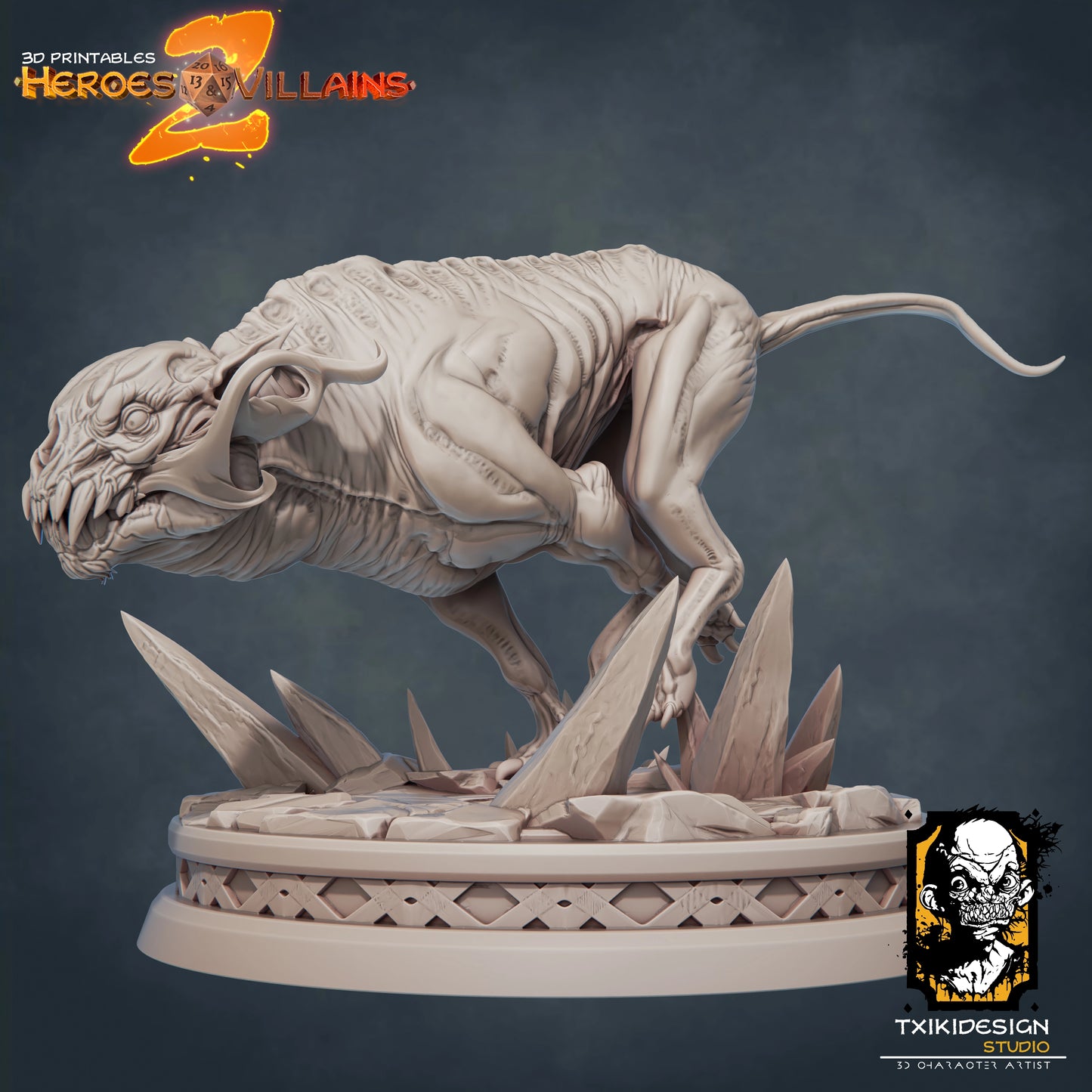 Javier Tejedor - Hellhound #2 - DnD/TTRPG Figure/Miniature