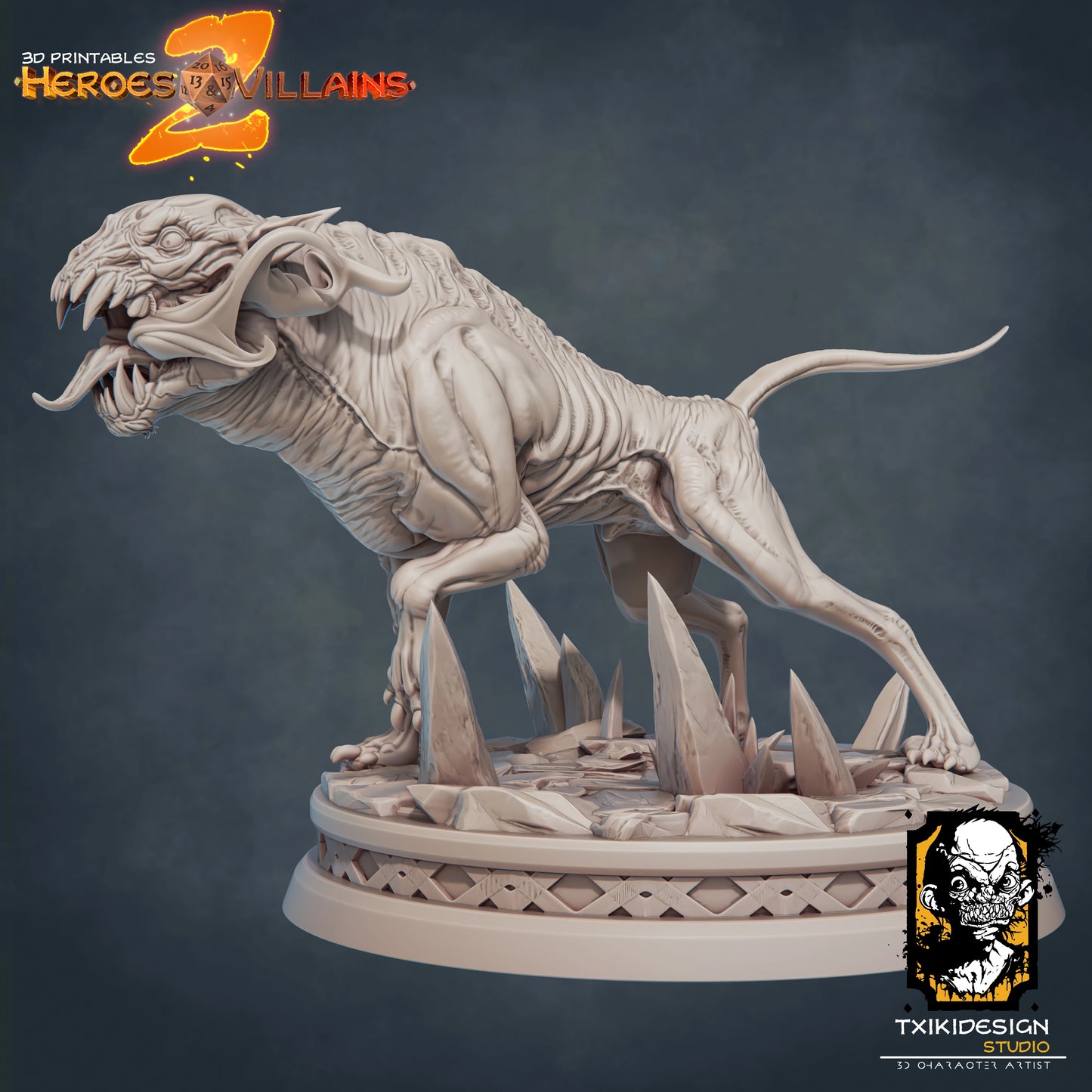 Javier Tejedor - Hellhound #3 - DnD/TTRPG Figure/Miniature