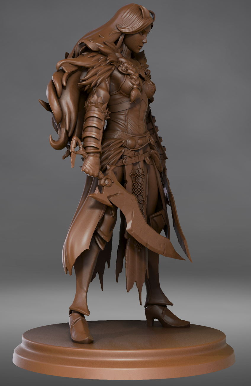 Broken Sword - Northern Warriors - Rogue - 75mm Pin Up/Figure/Model/Diorama