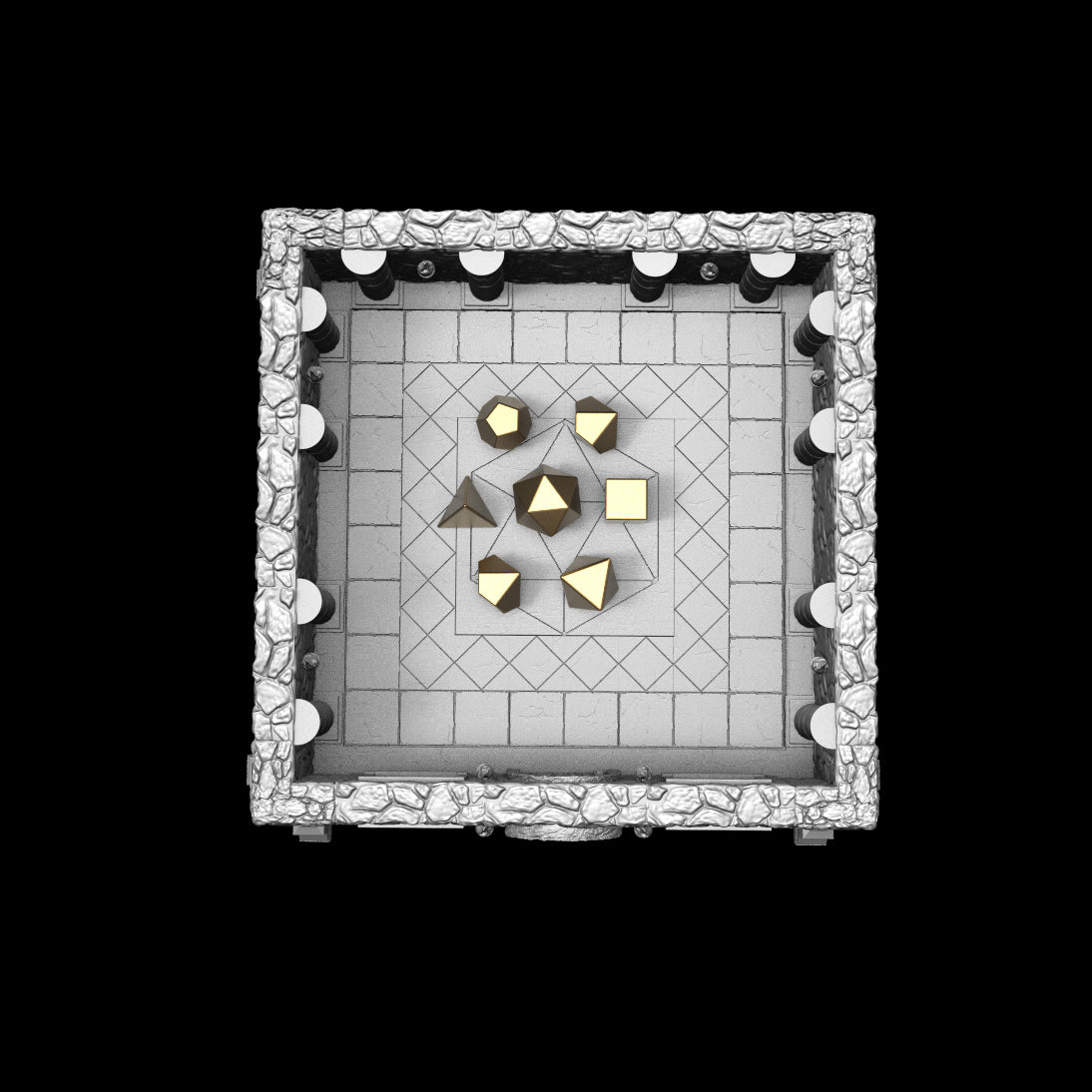 Possibly Cool Dice Tray - Dungeon - DnD/TTRPG/Roleplaying/Wargames