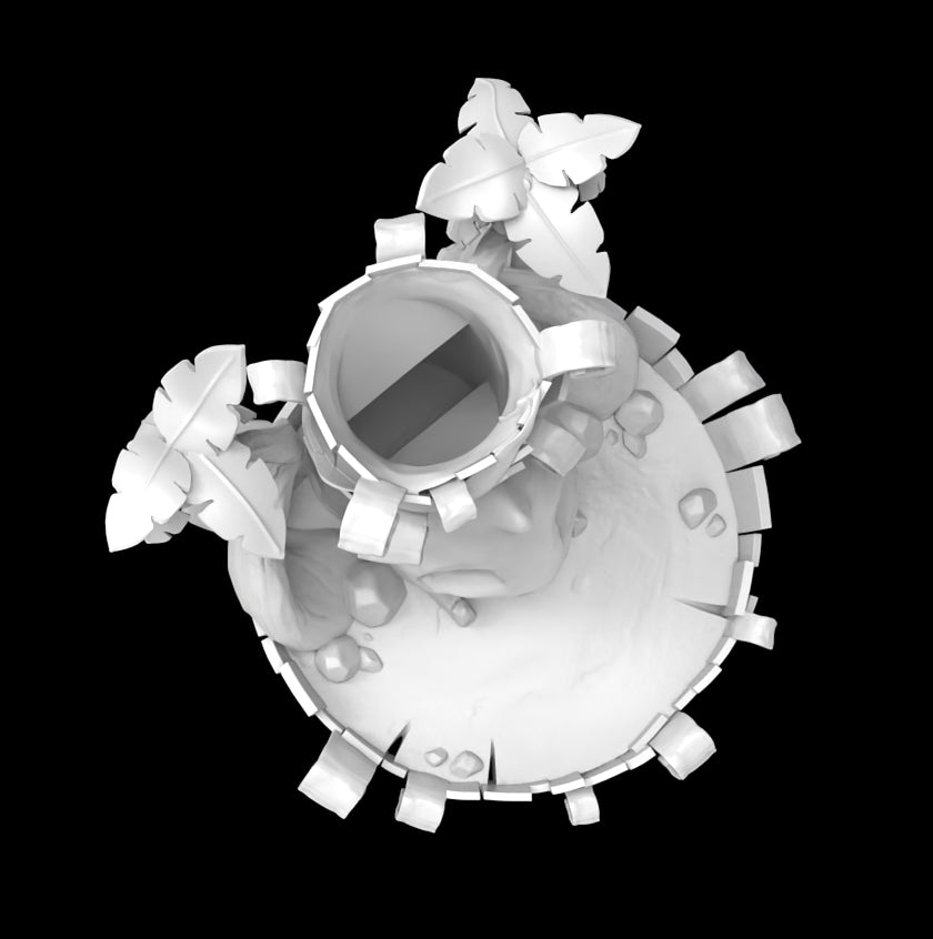 Possibly Cool Dice Tower - Dino Forest - DnD/TTRPG/Roleplaying/Wargames