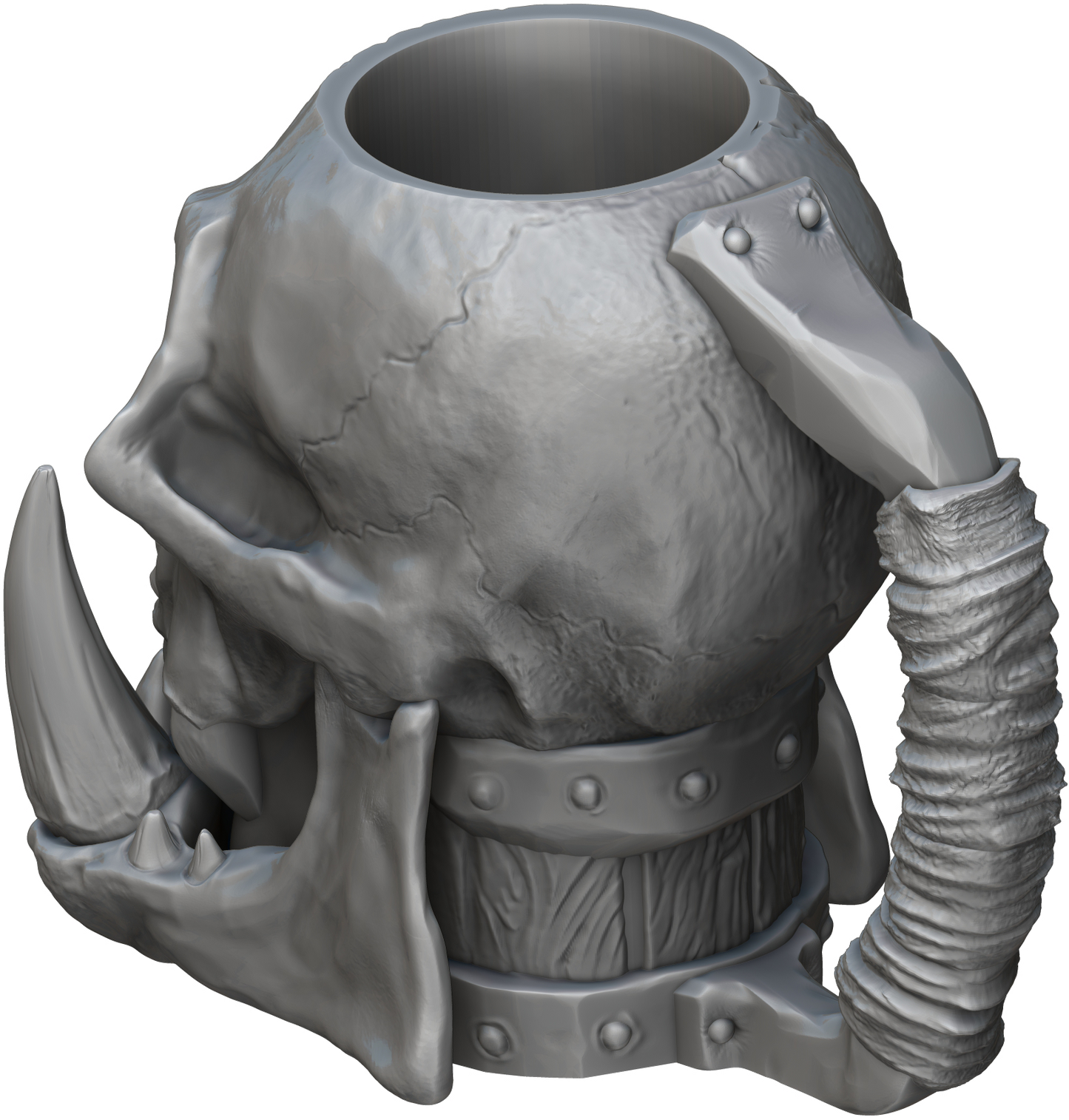 Ars Moriendi - Mythic Mugs - Orc Skull - DnD/TTRPG/Roleplaying/Wargames - Helios3DPrinting