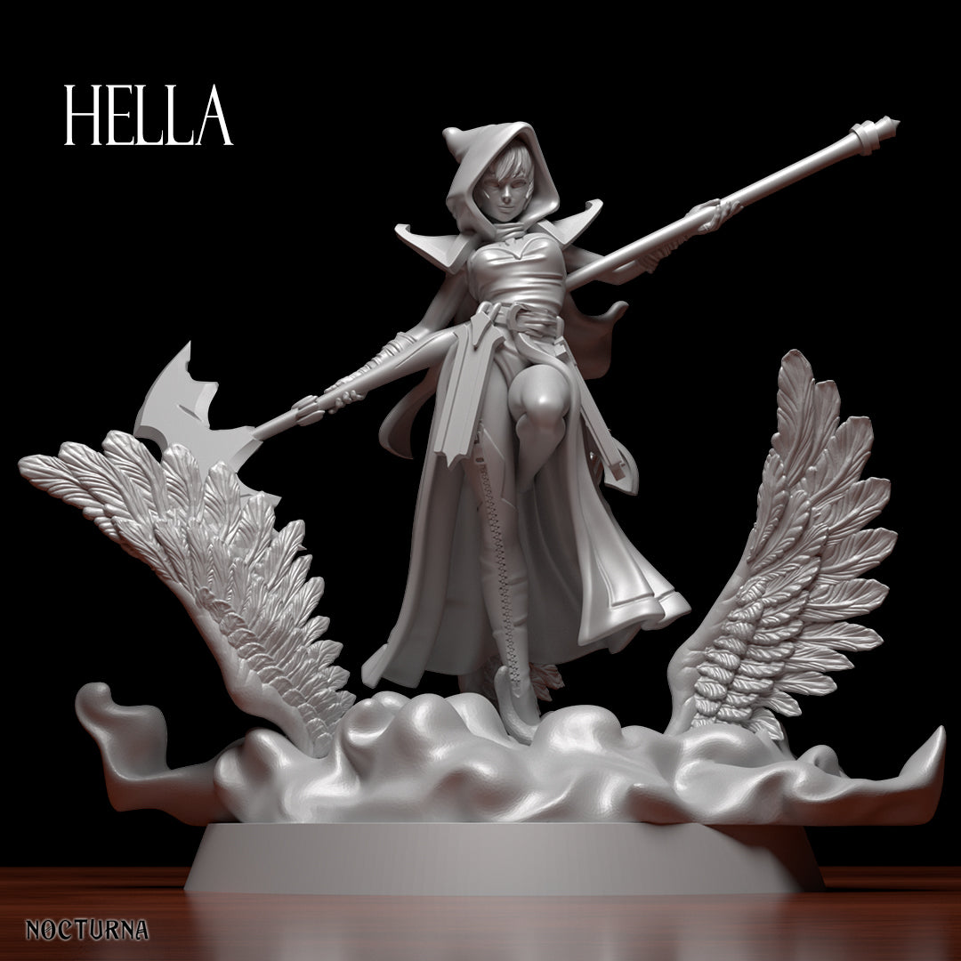 Nocturna - Light and Dark - Hella - 75mm Pin Up/Figure/Model/Diorama