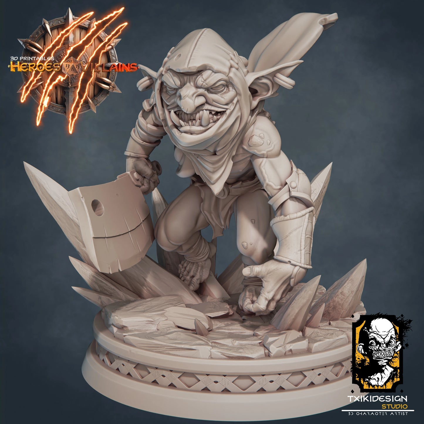 Javier Tejedor - Goblin #3 - DnD/TTRPG Figure/Miniature