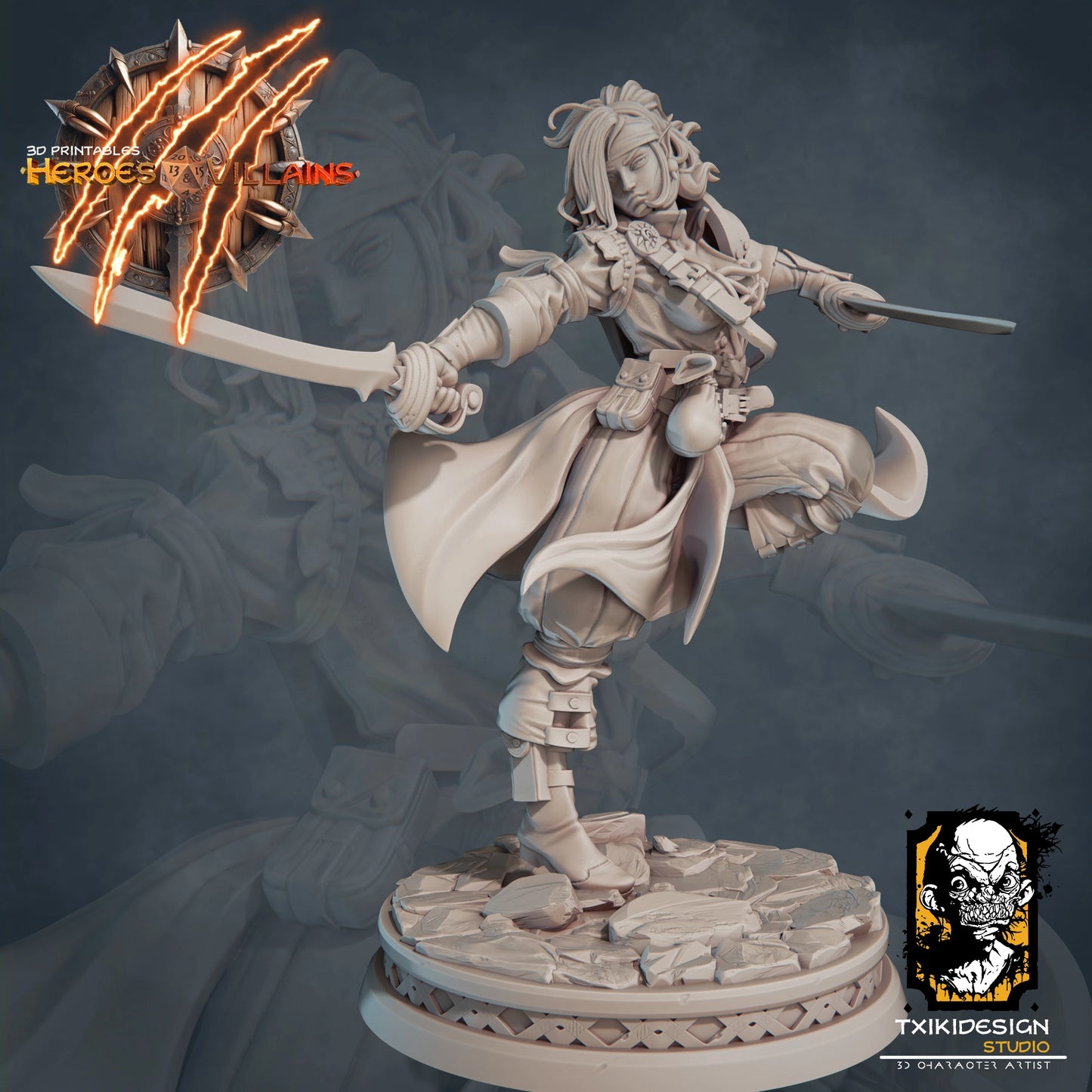 Javier Tejedor - Elf Rogue - DnD/TTRPG Figure/Miniature