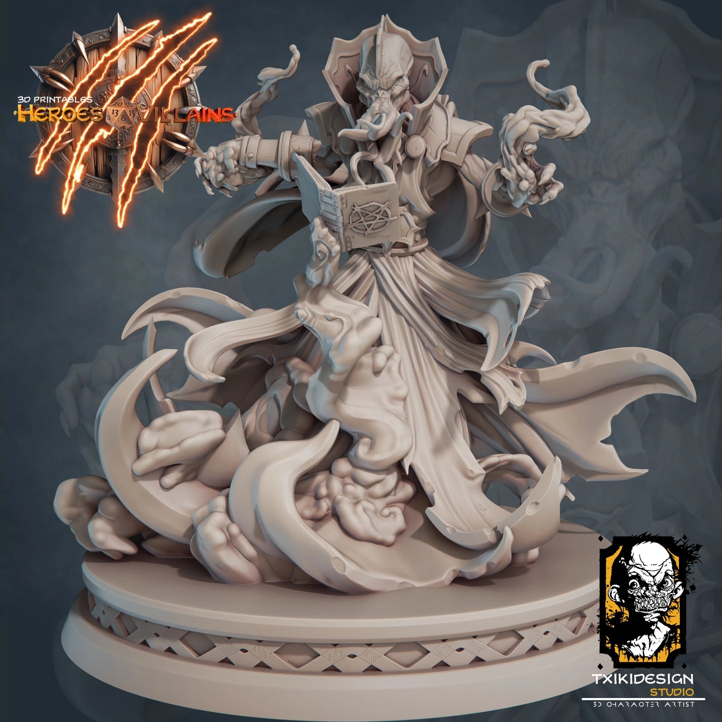 Javier Tejedor - Mindflayer - DnD/TTRPG Figure/Miniature
