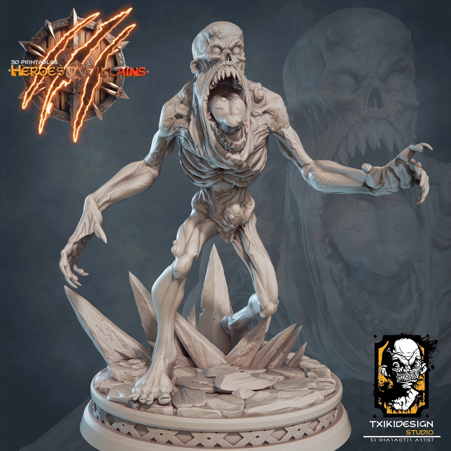 Javier Tejedor - Ghoul #4 - DnD/TTRPG Figure/Miniature