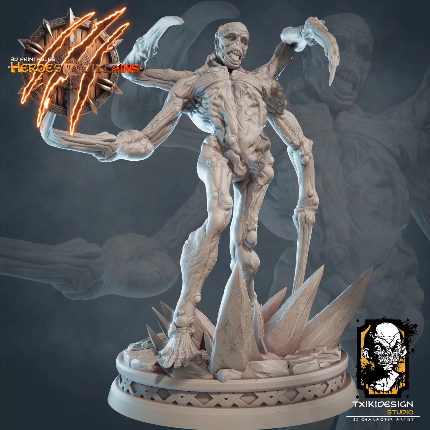 Javier Tejedor - Glabrezu - DnD/TTRPG Figure/Miniature