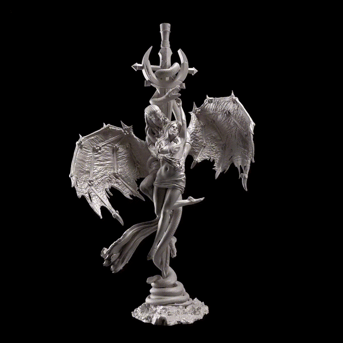Authorseries Studio - The Ascension - 75mm Pin Up/Figure/Model/Diorama