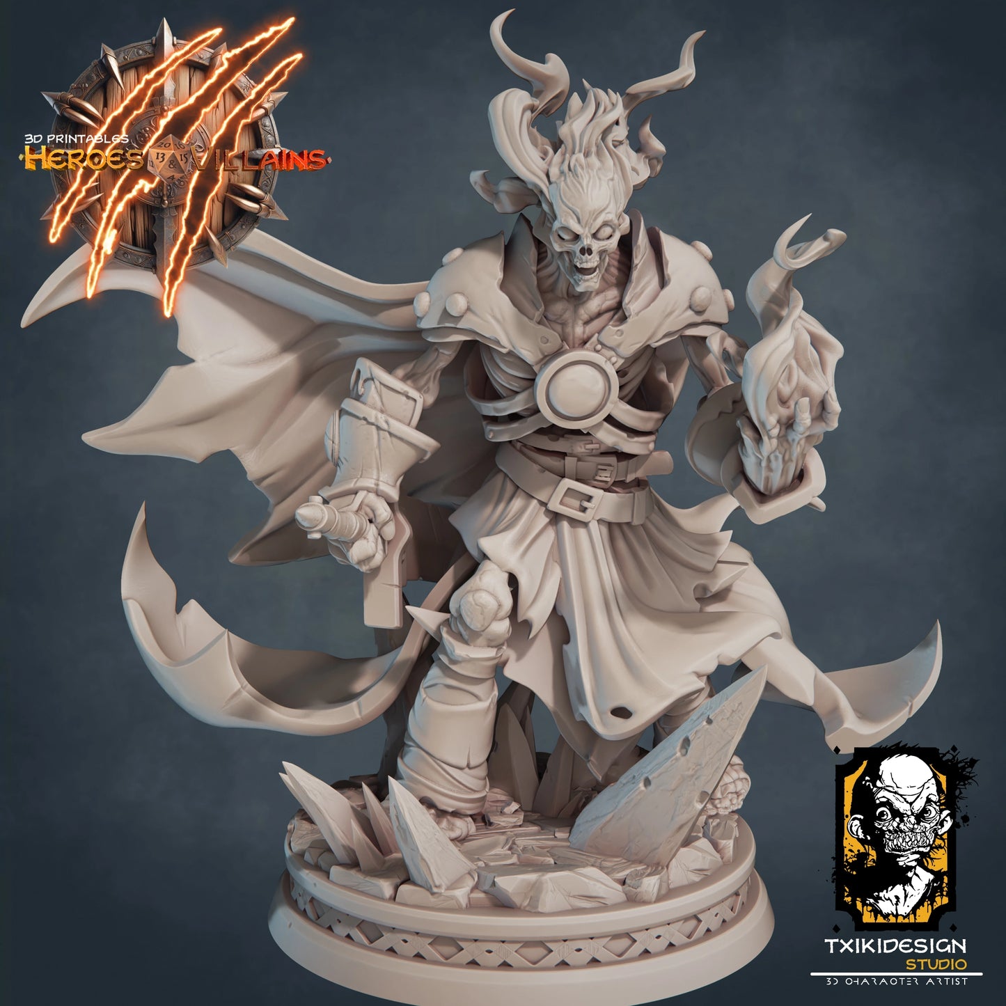 Javier Tejedor - Skeleton Lord - DnD/TTRPG Figure/Miniature