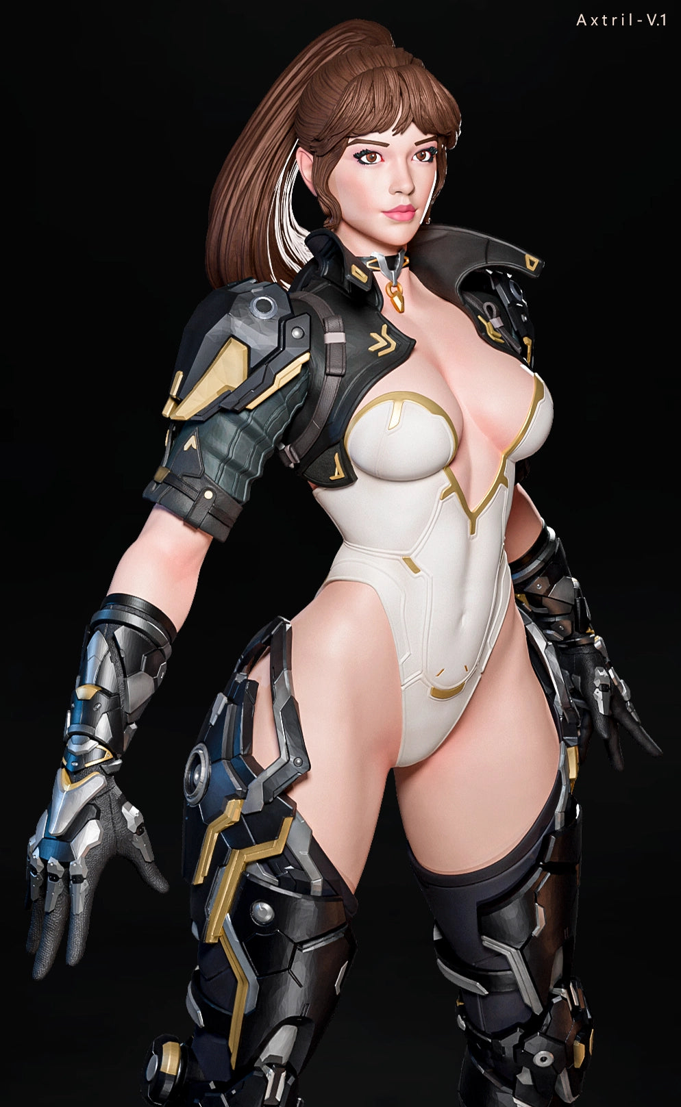 Luis Donaldo Meza - Future Warrior #4.2 - 80mm Pin Up/Figure/Model/Diorama