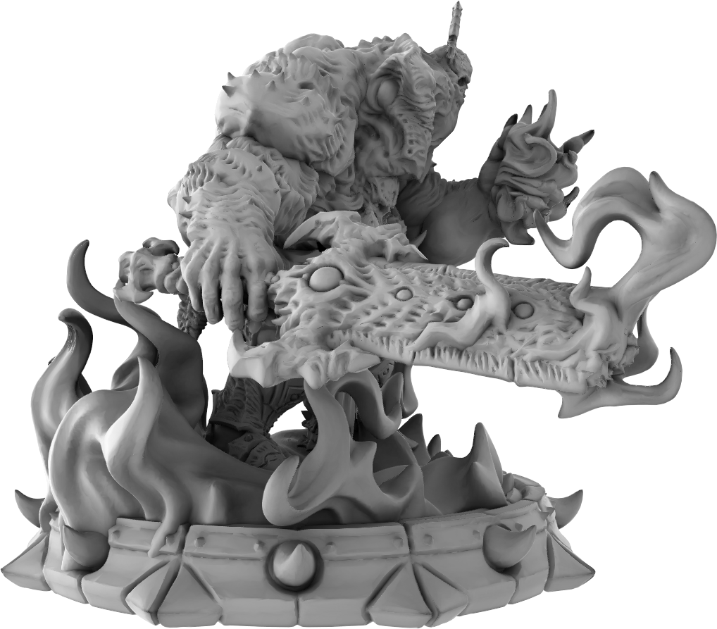 Brayan Nafarrate - Demon Heavyweight #1 - DnD/TTRPG Figure/Miniature