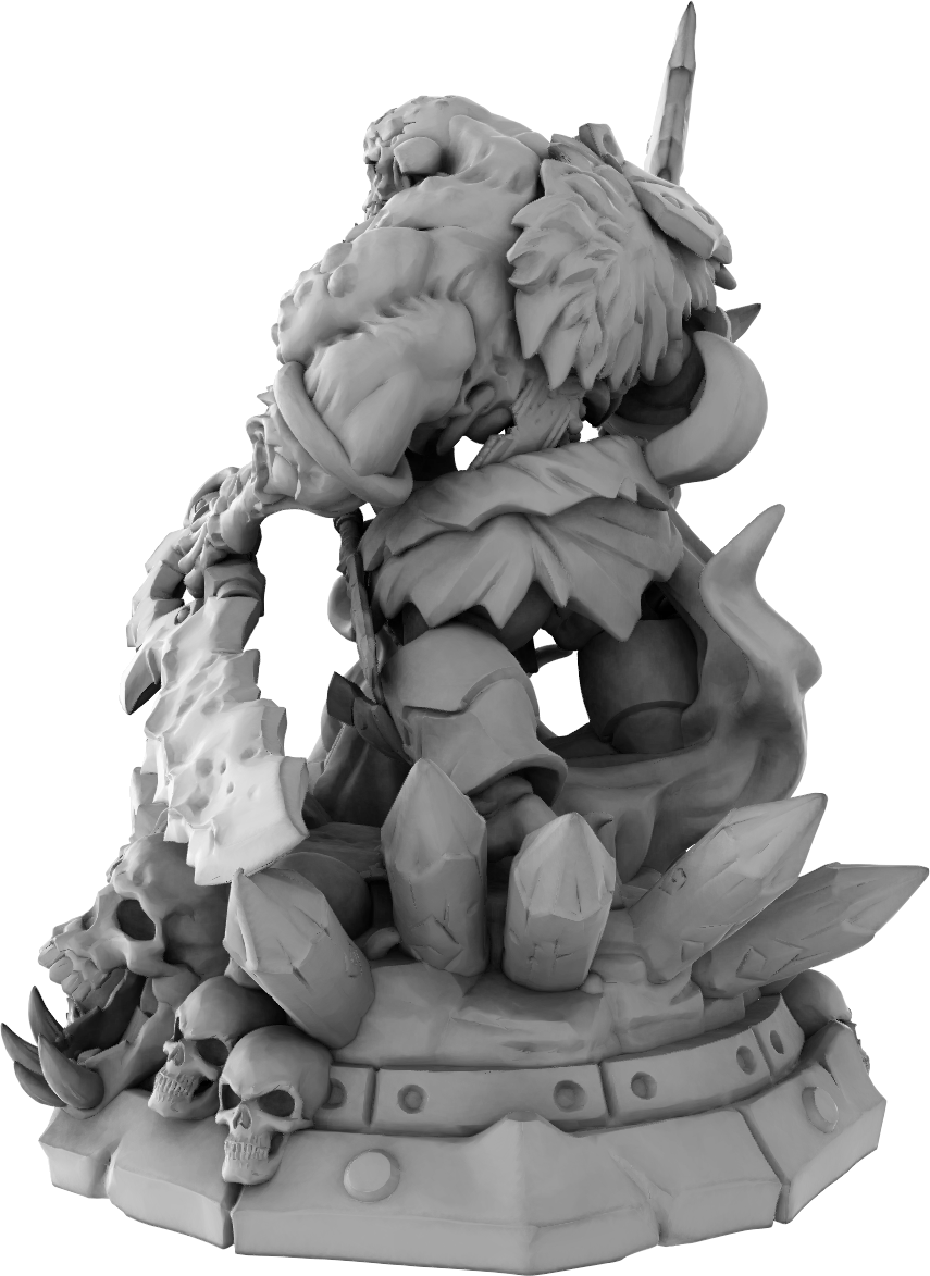 Brayan Nafarrate - Giants - Undead Orc #1 - DnD/TTRPG Figure/Miniature