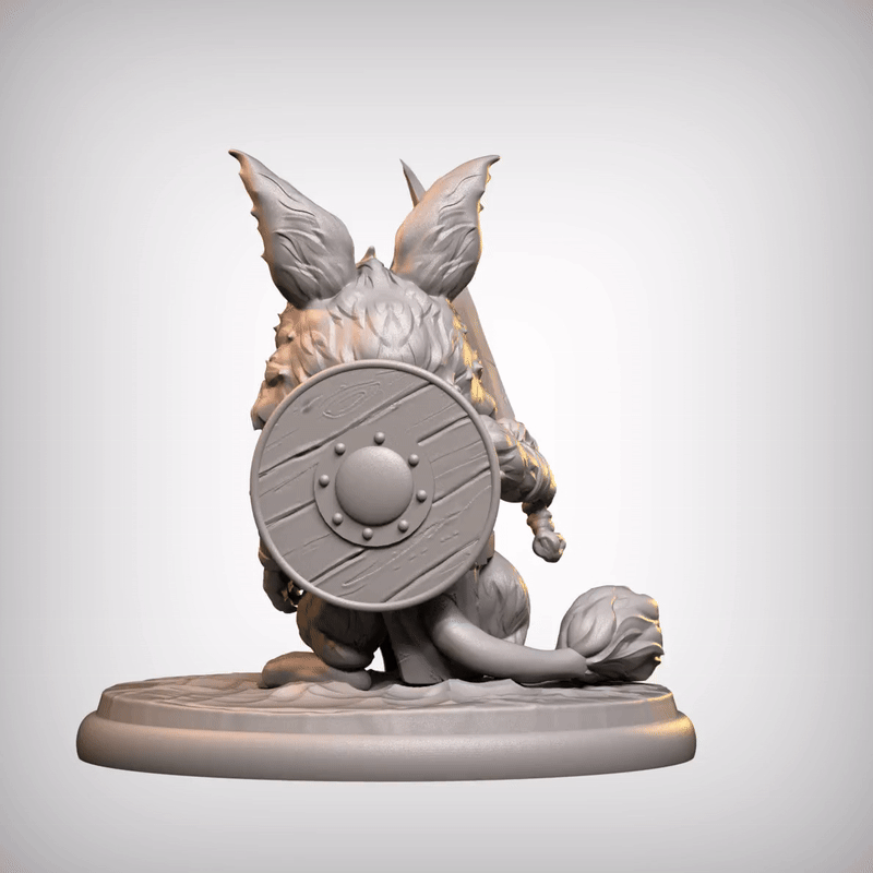 SeaHorse3D - Fantazoor #2 - Rabbit - DnD/TTRPG Figure/Miniature