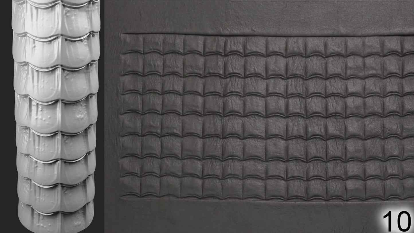 Jorrit - Texture Rollers #21 - Clay Roller for Scenery/TTRPG/Pottery Embossing