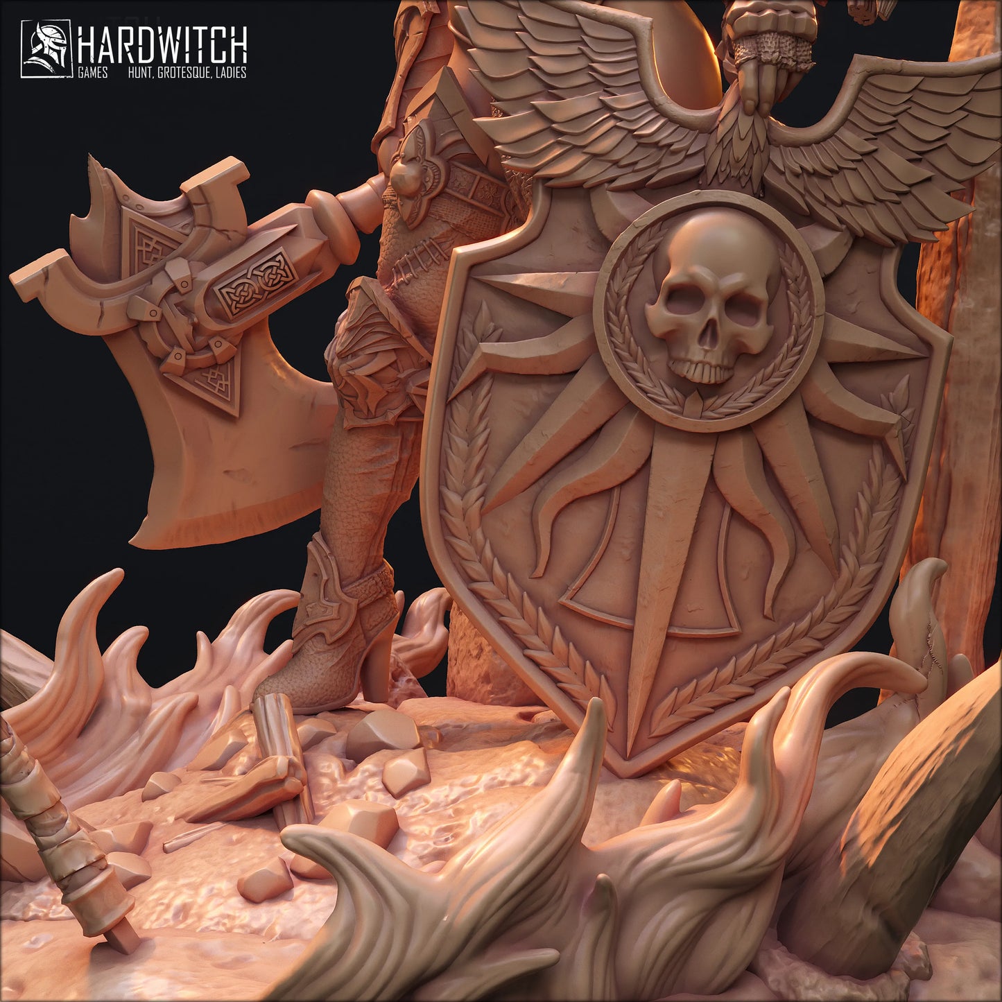 HardWitch Games - Markin Armtord - 75mm Pin Up/Figure/Model/Diorama