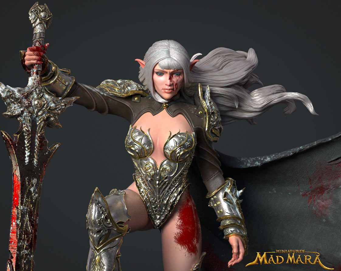 Mad Mara Miniatures - Dragon Slayer - 120mm Pin Up/Figure/Model/Diorama