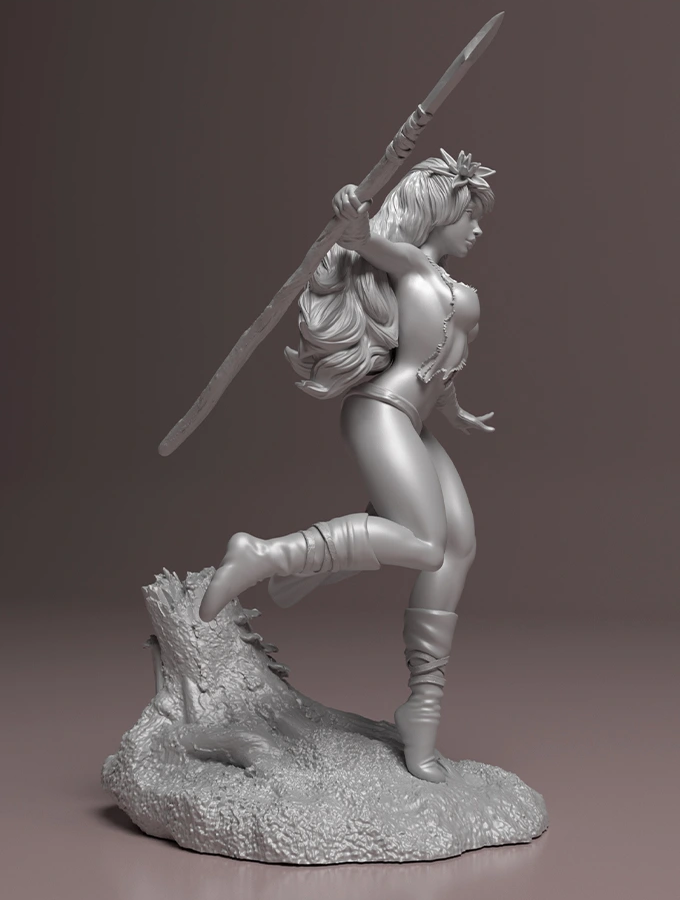 Wild Miniatures - Wild Wild Girls - Mia - 32/75mm Pin Up/Figure/Model/Diorama