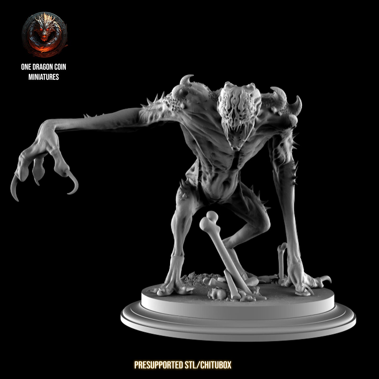 One Dragon Coin - Heavy Hive Drone - DnD/TTRPG Figure/Miniature