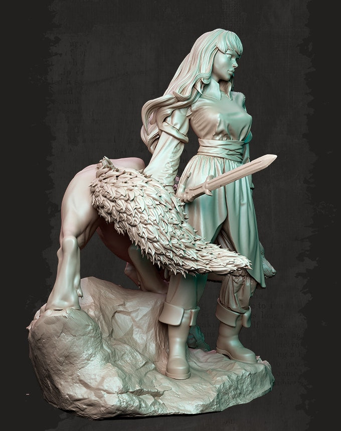 Nocturna - Night of the Wolf Call - 40/80mm Pin Up/Figure/Model/Diorama