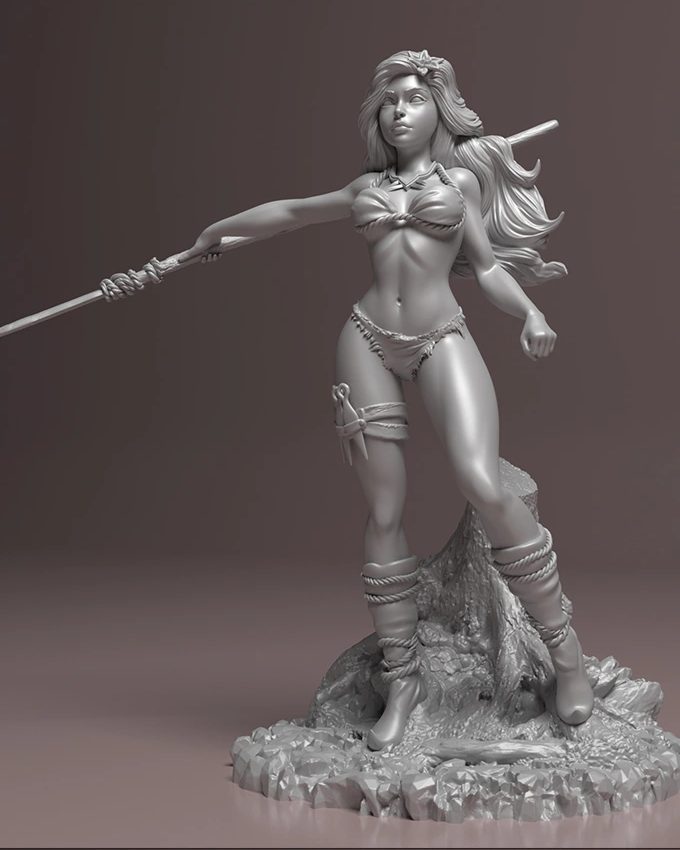 Wild Miniatures - Wild Wild Girls - Lucia - 32/75mm Pin Up/Figure/Model/Diorama