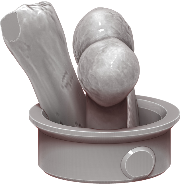 Ars Moriendi - Tiny Potions Dice Holder - Skull - DnD/TTRPG/Roleplaying/Wargames - Helios3DPrinting