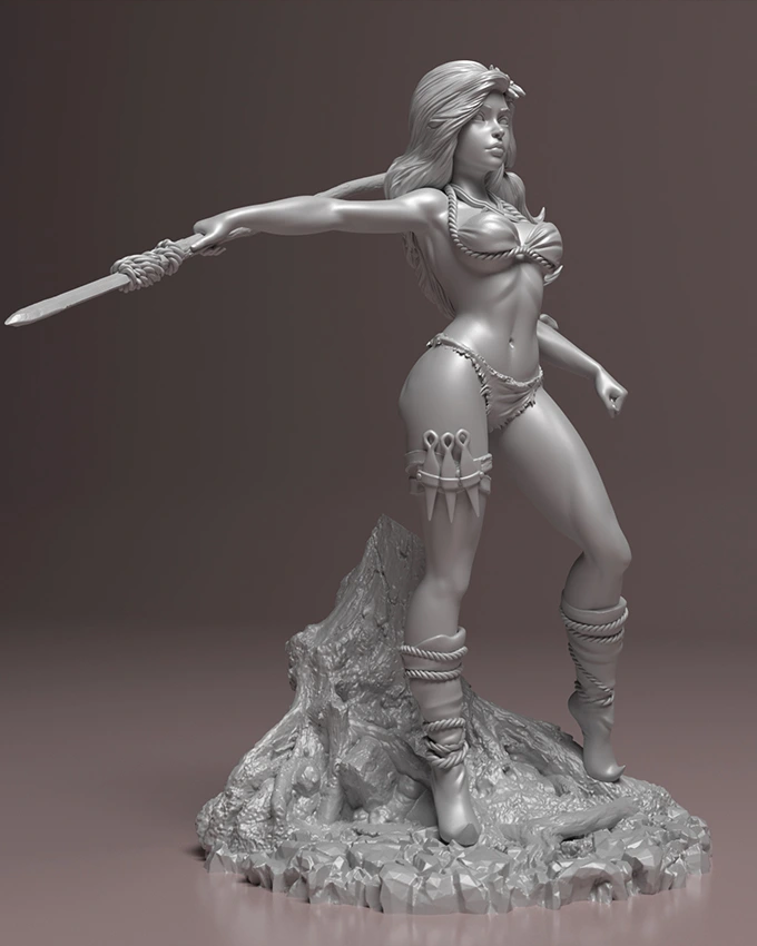 Wild Miniatures - Wild Wild Girls - Lucia - 32/75mm Pin Up/Figure/Model/Diorama