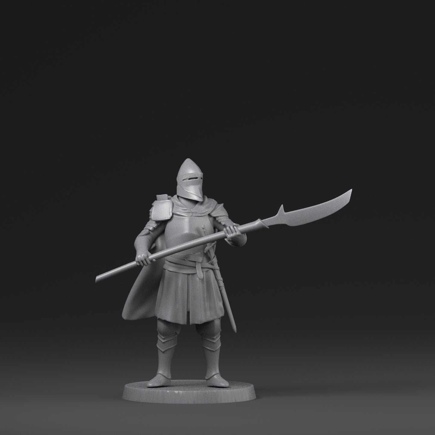 Dinoworld - Kingdoms #3 - Spearman #2 - DnD/Pathfinder/TTRPG Figure