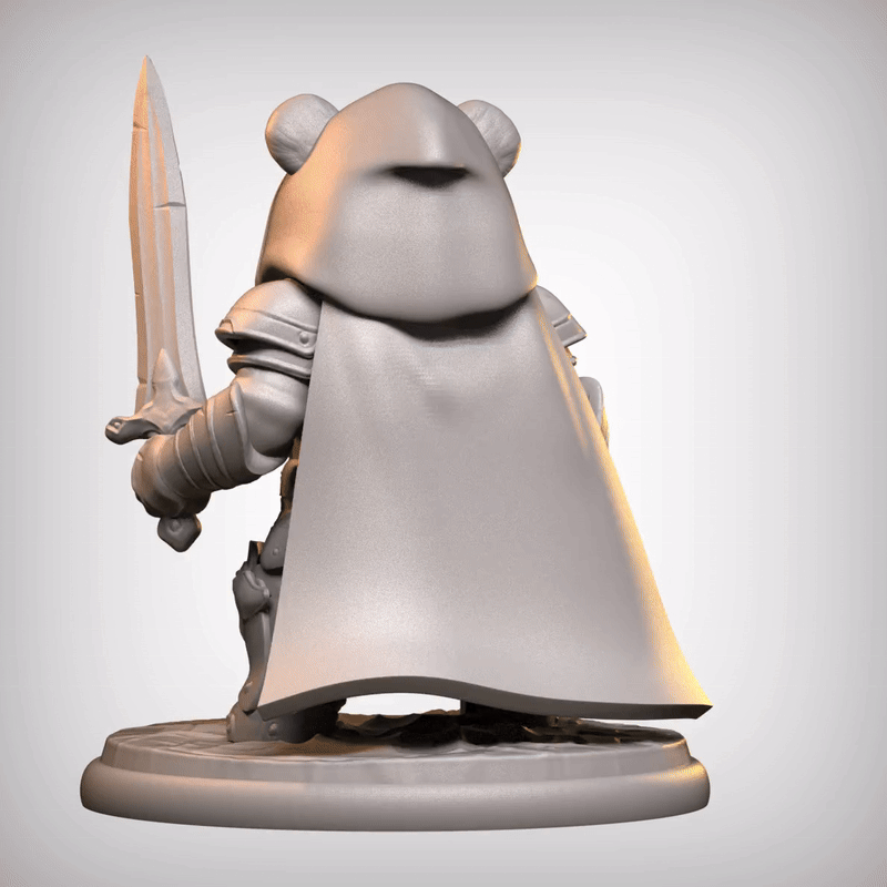 SeaHorse3D - Fantazoor #2 - Bear - DnD/TTRPG Figure/Miniature