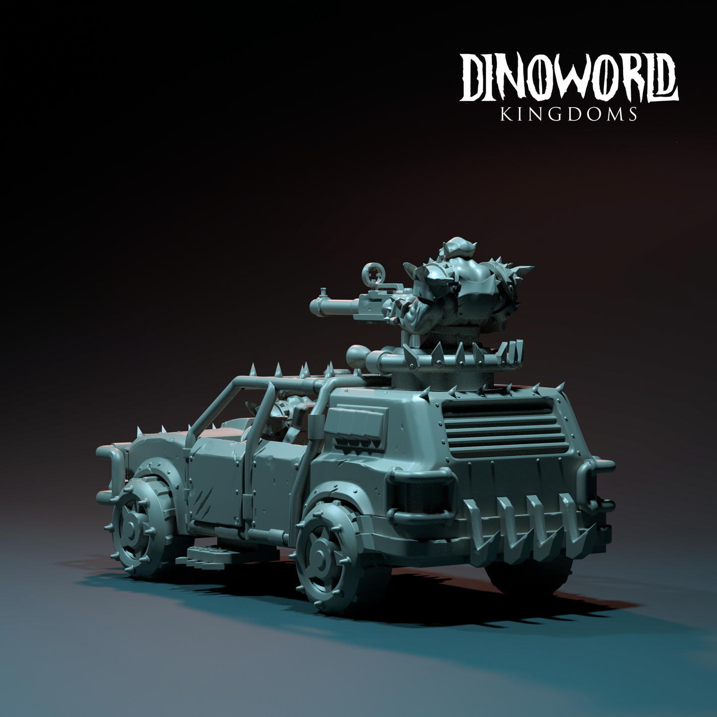 Dinoworld - Orks - Orc Truck - DnD/Pathfinder/TTRPG Figure Miniature