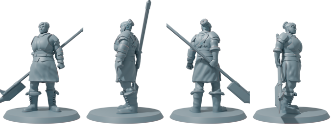 STLGobbo - Black River Rogues - Damsel - DnD/Pathfinder/TTRPG Figure