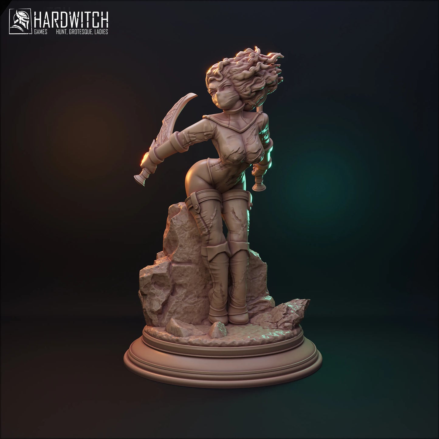 HardWitch Games - Assassin Elves - Samatra - DnD/TTRPG Figure/Miniature