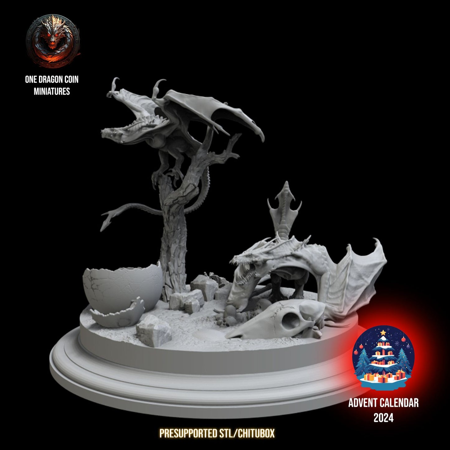 One Dragon Coin - Dragon Nest - DnD/TTRPG Figure/Miniature