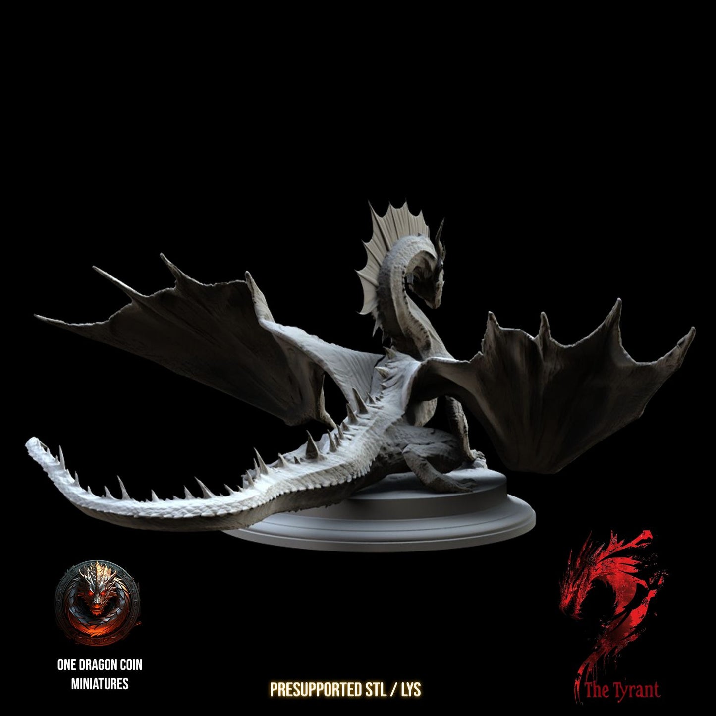 One Dragon Coin - Avernox - DnD/TTRPG Figure/Miniature