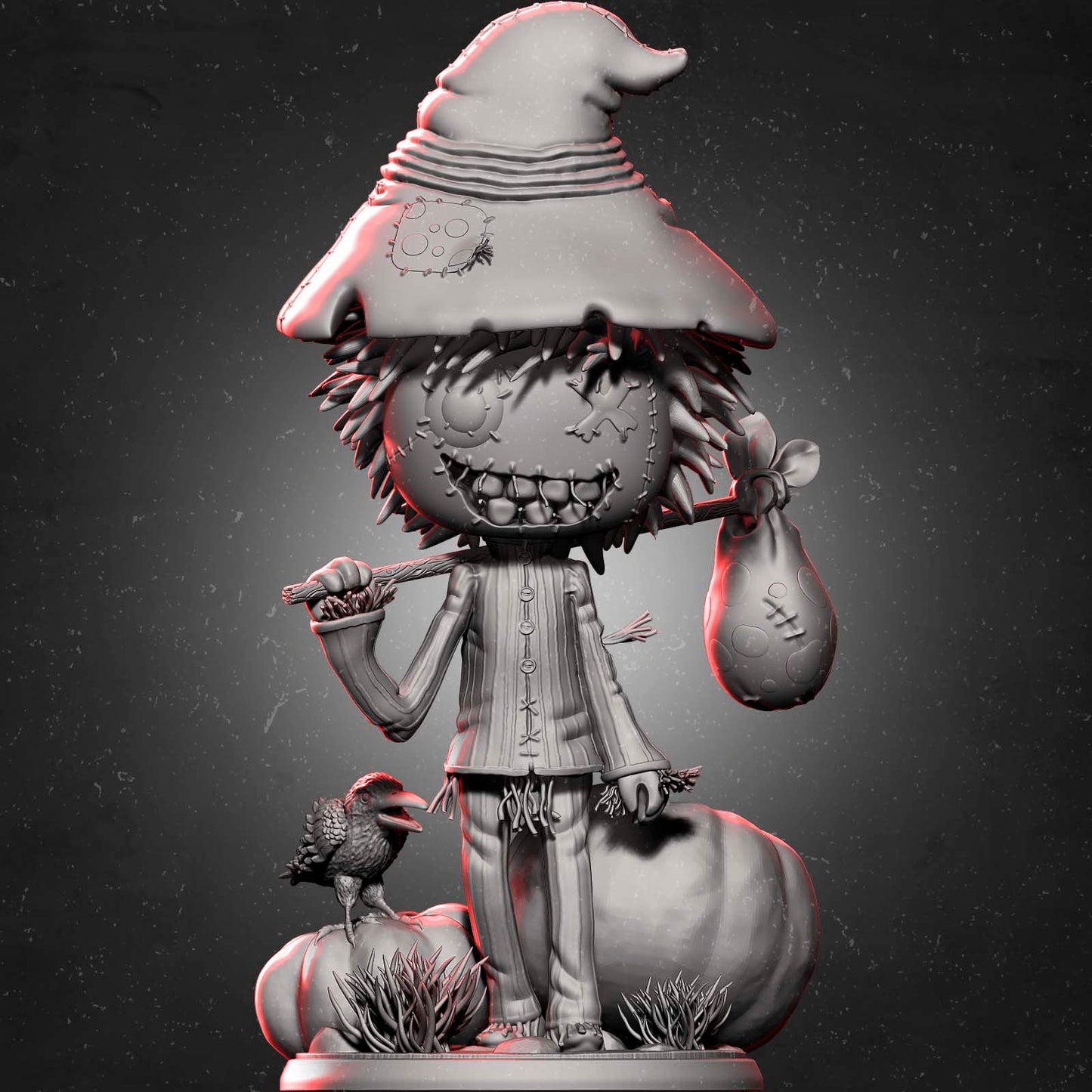 AliceFo - Chibi Monsters - Scarecrow - DnD/TTRPG Figure/Miniature