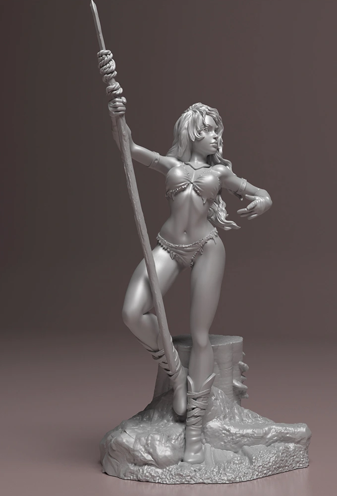 Wild Miniatures - Wild Wild Girls - Anna - 32/75mm Pin Up/Figure/Model/Diorama