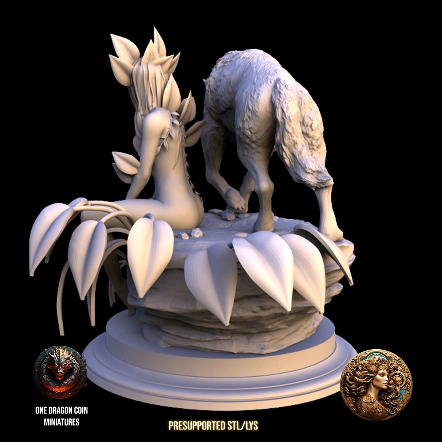 Lady Model - Layla the Dryad - 75mm Pin Up/Figure/Model/Diorama