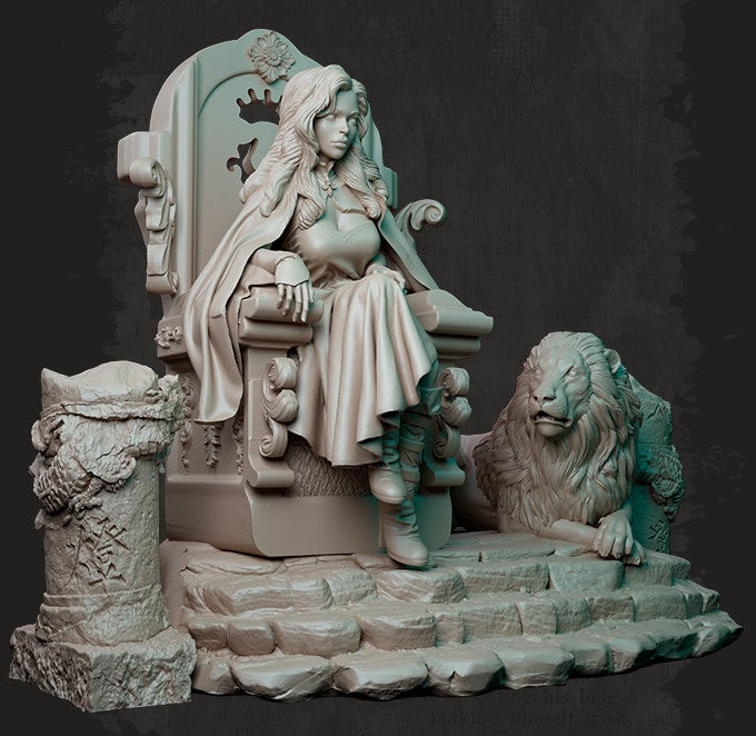 Nocturna - Lion Kingdom - 40/80mm Pin Up/Figure/Model/Diorama