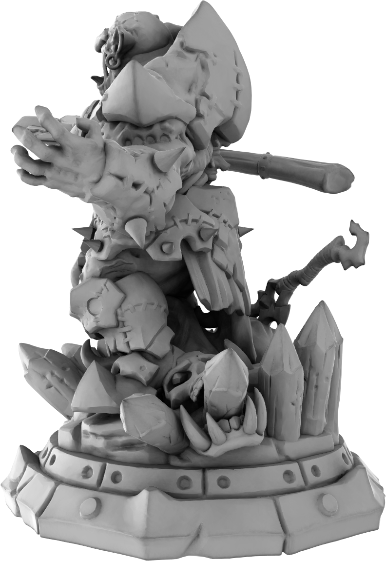 Brayan Nafarrate - Giants - Undead Troll #3 - DnD/TTRPG Figure/Miniature