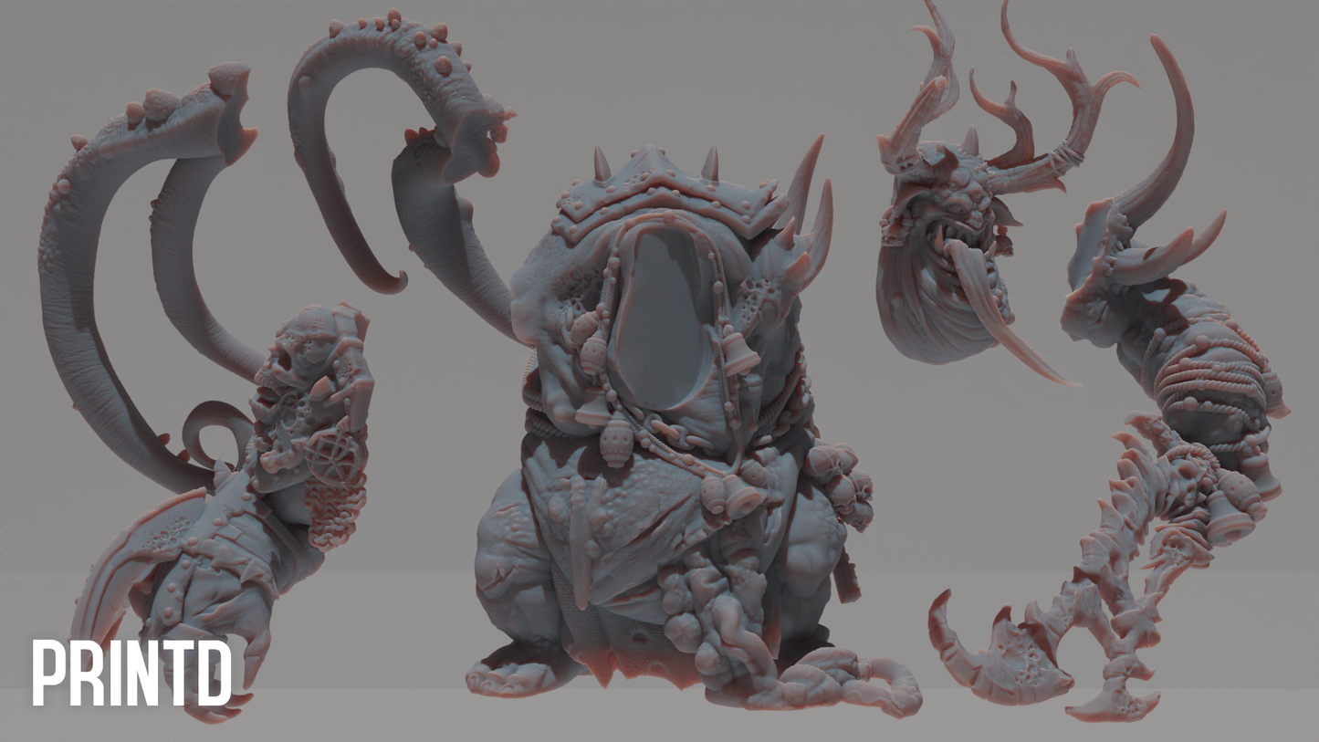 Z Kino - Bozzoth, Crown Prince of Decay - DnD/Pathfinder/TTRPG Figure Miniature