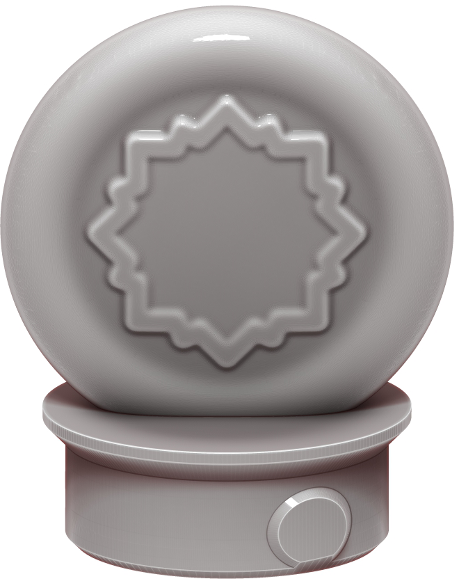 Ars Moriendi - Plain Potions Dice Holder - Astral Sun - DnD/TTRPG/Roleplaying/Wargames - Helios3DPrinting