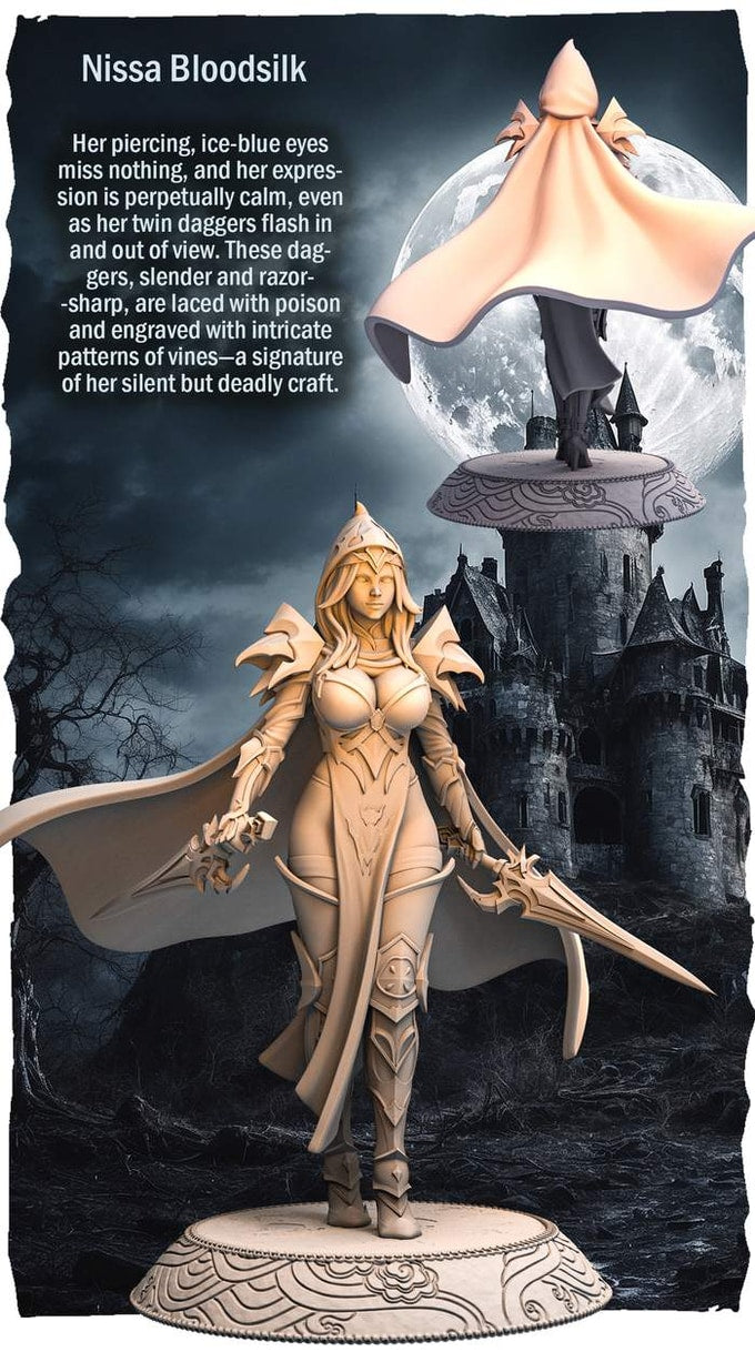 RN Estudio - Characters - Nissa Bloodsilk - 75mm Pin Up/Figure/Model/Diorama