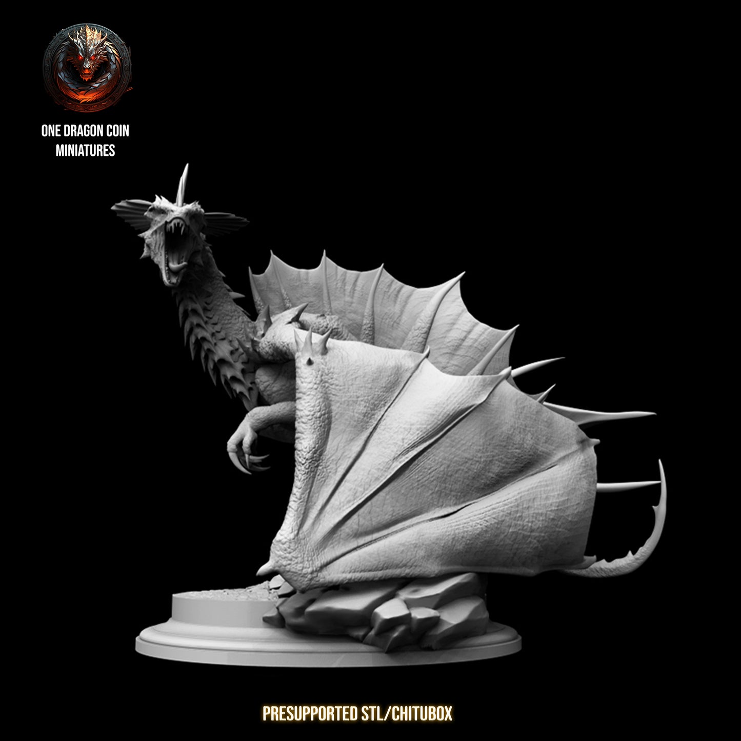 One Dragon Coin - Thalassor - DnD/TTRPG Figure/Miniature